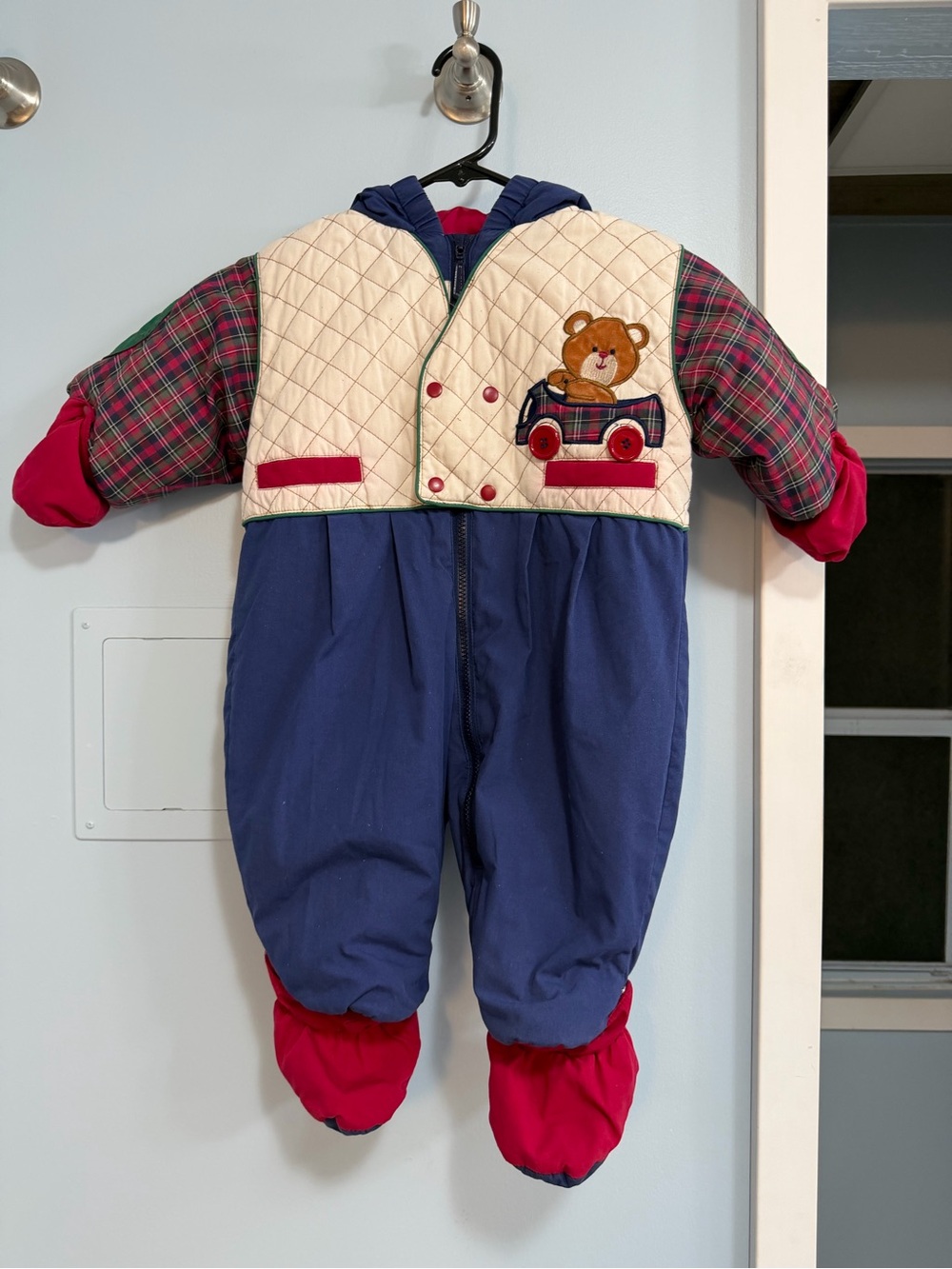 Vintage Quilted Snowsuit